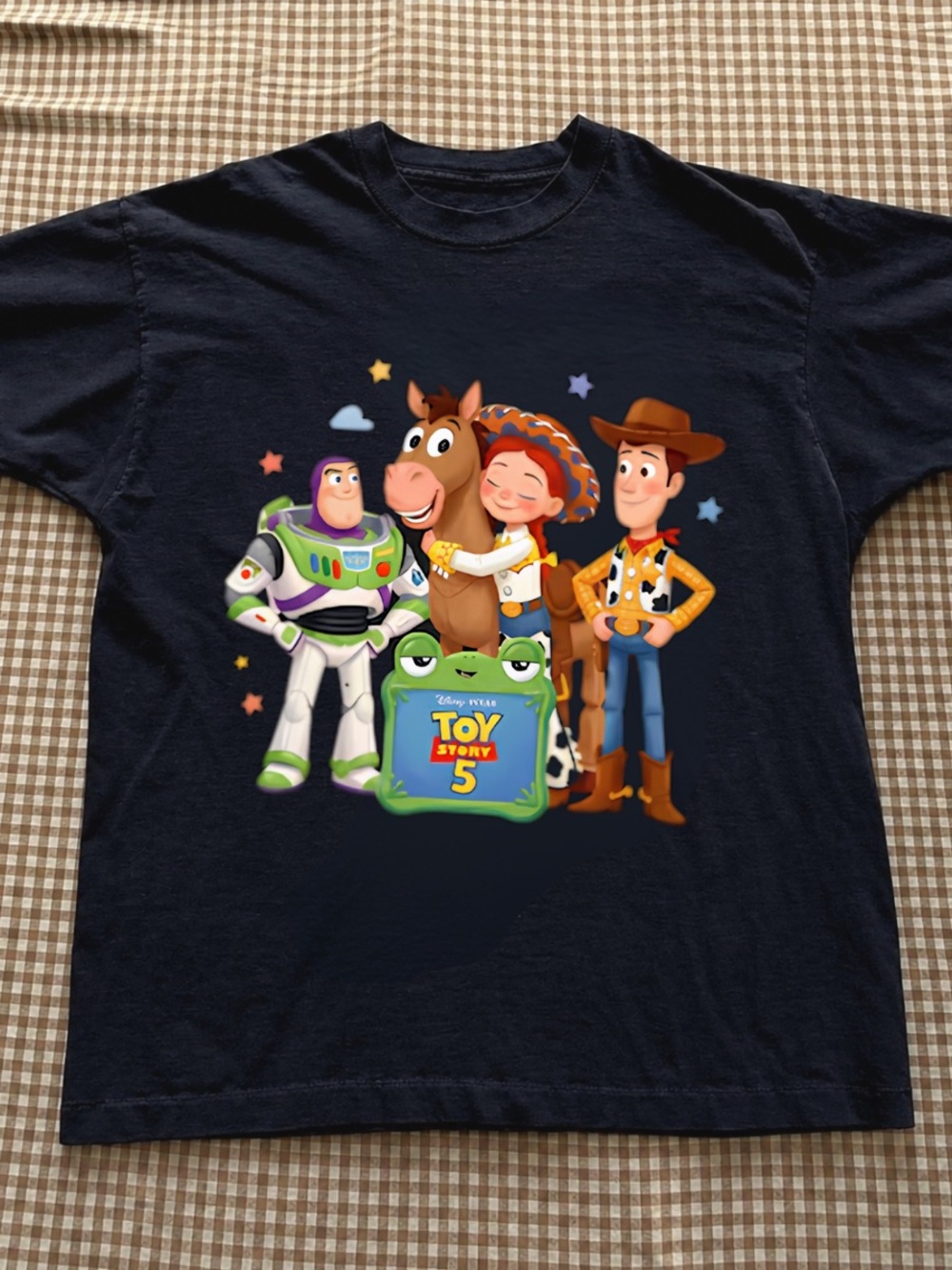 Toy Stories Graphic T-Shirt Premium Women’s White Casual Tee Size M